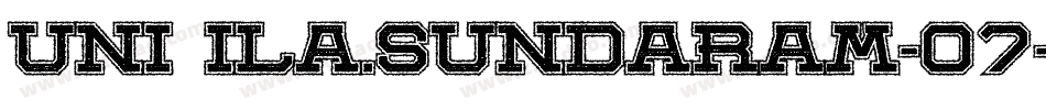 Uni Ila.Sundaram-07字体转换